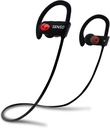 Senso Bluetooth-hodetelefoner, Best trådløse idretter ørepropper w/Mic IPX7 Vanntett HD Stereo Sweatproof øretelefoner for Gym løper treningsstøy som kansellerer øretelefoner ørepropper støy canceling hodesett