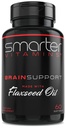 Smartere Brain Support Nootropic Supplement, laget med alfa-GPC, L-tyrosin og Acetyl L-karnitin alcar, Flaxfrøolje, ALA DHA, 60 Softgel energipiller