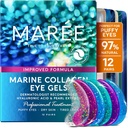 MAREE Eye Gels - Pader under øyet lapper for puffy øyne og mørke sirkler med collagen & hyaluronsyre - Anti krukker under øyemasker hudpleie behandling for puffiness & poser - Parches Para Ojeras