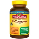 Natur laget Super B-kompleks med vitamin C & folsyre, B kompleks vitaminer for kvinner og menn, kosttilskudd for immunstøtte, 140 tabletter, 140 dagers forsyning