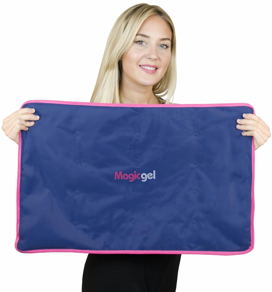 Ekstra stor og reusable ispakke (15 x 23,5 inches, XL) for maksimal rygg- og full kropp smerte lindring fra skader, hevelse, Bruises, Sprains | Ice Blanket for sove & fysisk terapi | Av Magic Gel