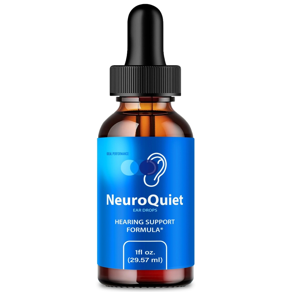 NeuroQuiet Tinnitus Relief for ringing øretelefoner NeuroQuiet hørestøtte flytende dråper, nevro stille revisjonsklarhet og sunn hørselssupplement, nevro stille alle naturlige formelanmeldelser (1 pakke)