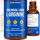 L Arginin væske - L-arginin Supplement for menn og kvinner med nitric oksid precursor, L Arginin Supplement