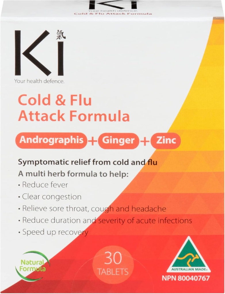 Martin & Pleasance Ki Cold & Influensa Formula, 30 CT