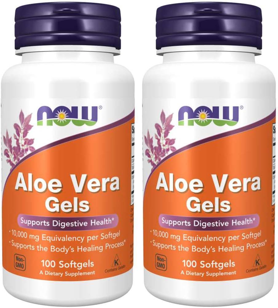 Nå Foods Aloe Vera, 100 softgels 2 pakke