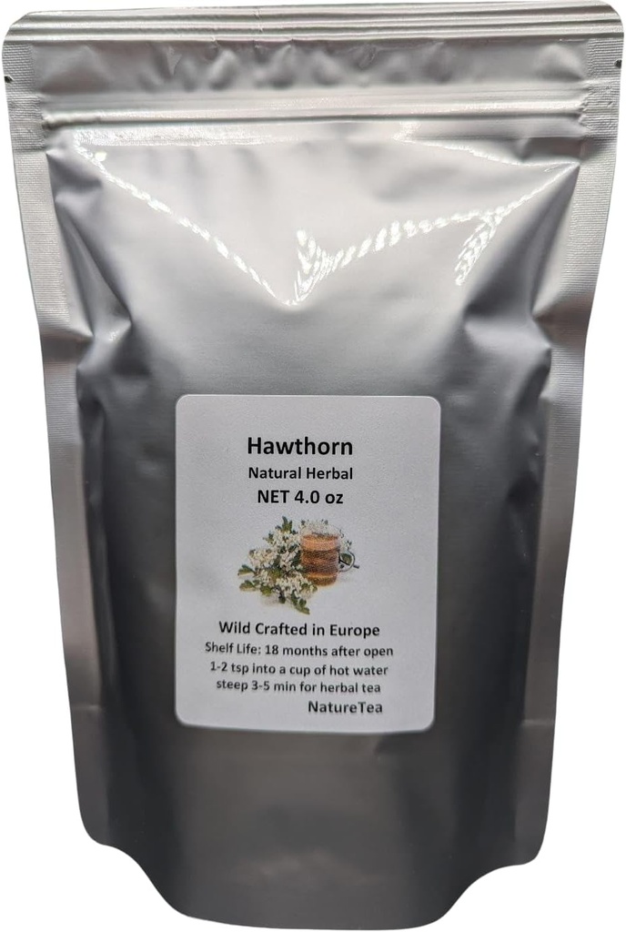 Hawthorn - Crataegus laevigata Loose Leaf & Flower C/S fra 100% Natur (8 oz)