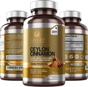 Smart Nutra Labs Organic Ceylon kanel Supplement 1200mg per servering, 180 Vegan Capsules, 100% ren, sann ceylon kanel