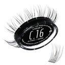 Lashify Curl 16mm Gossamer Eyelash utvidelser Påfyll, svart, DIY Falske Lasjer for et naturlig utseende