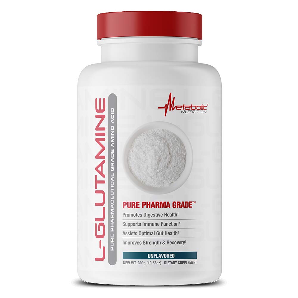 Metabolsk ernæring glutamin, 300 gram, pulver