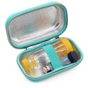 ACSEMATIX Astma Inhaler Case passer innhaleringsrom for voksne, masker, innhaleringsholder og mer - Kompakt størrelse passer til 6,2 - Maksimum, inkluderer ASTHMA CASE KUN