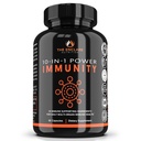 ENCLARE NUTRITION 10 i 1 immunstøtte Booster Supplement med Echinacea, vitamin C og sink, gummer, ginger, B6, eldrebær for voksne immunforsvar vitaminer, laget i USA Veg Cap 60 Ct (1)