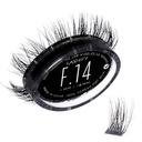 Lashify Fluffy 14mm Gossamer Eyelash utvidelser Påfyll, svart, lett DIY falske visker å legge til fullhet og dimensjon