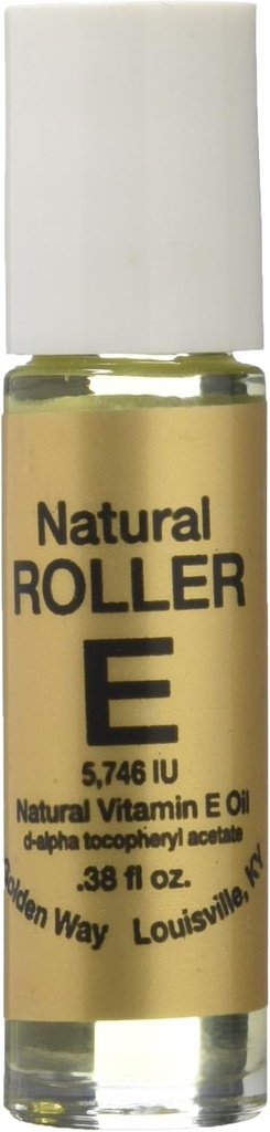 Golden Way Naturlig vitamin E Roller, 0.38 Fluid Ounce