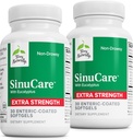 Terry Naturally SinuCare Extra Styrke - Diett Supplement med Eucalyptus & Myrtle - Immun & Lunge Helse Support - Supplement Formula til Aid Sinus Health - 30 Serveringer (Pack of 2)