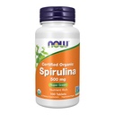 NOW Kosttilskudd, organisk Spirulina 500 mg med vitaminer, mineraler og GLA (Gamma-Linolenic Acid), 100 tabletter