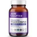 Nytt kapittel Vitamin B-kompleks, Fermentert vitamin B-kompleks, USDA Organisk, En dag for cellulær energi + hjerne + skjønnhet, 100% vegansk, glutenfri - 90 greve