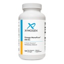 XYMOGEN Omega MonoPure 650 EC - Omega-3 Fish Oil Supplements for kvinner og menn - med EPA, DHA & DPA - Mindre Softgels med 3X større absorpsjon - Støtte en sunn hjerte og kognisjon (120 Softgels)