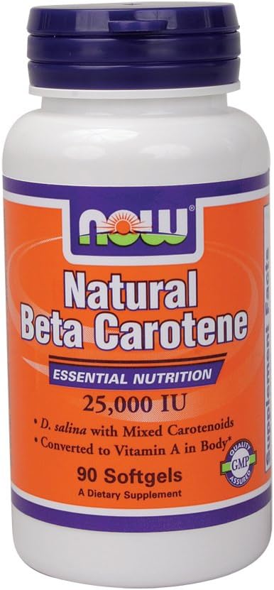 Nå Matvarer Beta Carotene (Naturlig) - 90 Softgels 2 Pack