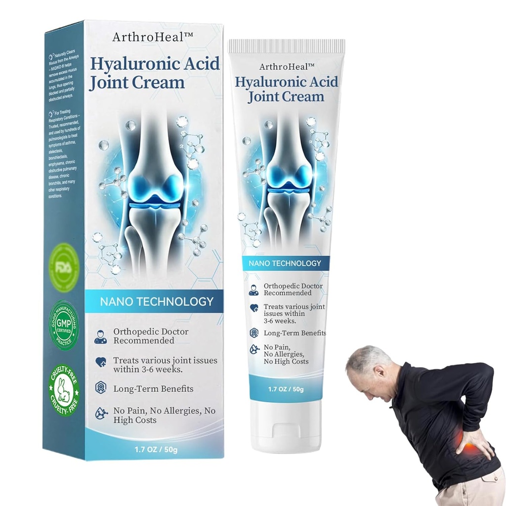 ArthroHeal Hyaluronsyre Joint R-epar krem, ArthroHeal Joint Cream, raskt lindre ledd ubehag, raskt lindre ledd ubehag, egnet for ledd aktiviteter i hele kroppen (1)