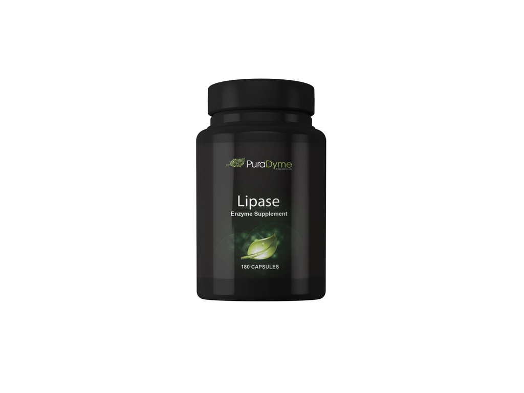 PuraDyme Lipase Enzyme 180 kapsler Digestive Enzyme (1)