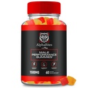 Alfa Bites Gummies, AlphaBites Advanced Formula Max Performance Gummies, Alt Naturlig Supplement Ekstra Styrke, Alpha Bites Muskelvekst og Overordnet Helsestøtte, Alpha Bites Anmeldelser (60 Gummies)
