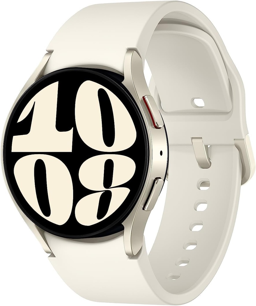 SAMSUNG Galaxy Watch 6 40mm Bluetooth Smartwatch, Fitness Tracker, Personlig HR-soner, Avansert søvn coaching, hjertemonitor, BIA Sensor for Healthness Insights, Big Screen, US versjon, Gull