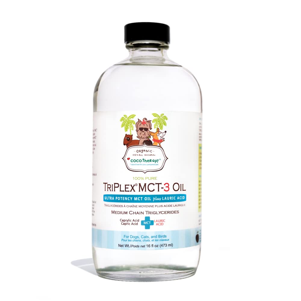 CocoTherapy Triplex MCT-3 olje, ikke-GMO, 100% ren og naturlig, 16 oz.