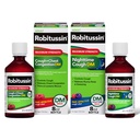 Robitussin DM Max Cough Plus bryst kongestasjon og Robitussin maksimal styrke nattetid Cough DM, voksenformler - 2 x 8 Fl Oz flasker