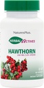NaturesPlus Herbal Actives Hawthorne 150 mg - 60 Vegetariske kapsler - Støtter hjertehelse - Glutenfri - 60 Services