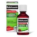 Robitussin Voksen Maksimum Styrke Cough + bryst Congestion DM Max (4 fl. oz. Flaske), Cough Suppressant & Forventning, Bringebær Flavor