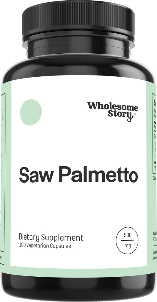 Helsom historie så Palmetto for kvinner | så Palmetto ekstrakt & pulver blanding | støtte hår, hud og negle helse | Hormonal Balance | 500mg kapsler | 100 dagers forsyning