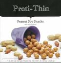 Proti-Thin Peanut Soja Snacks, 15g Protein, Lav kalori, Lavt fett, Lavt carb, Ingen Gluten ingredienser, Diett Protein Puffs, KETO Vennlig, Ideell Protein Kompatibel, 7 Count Box
