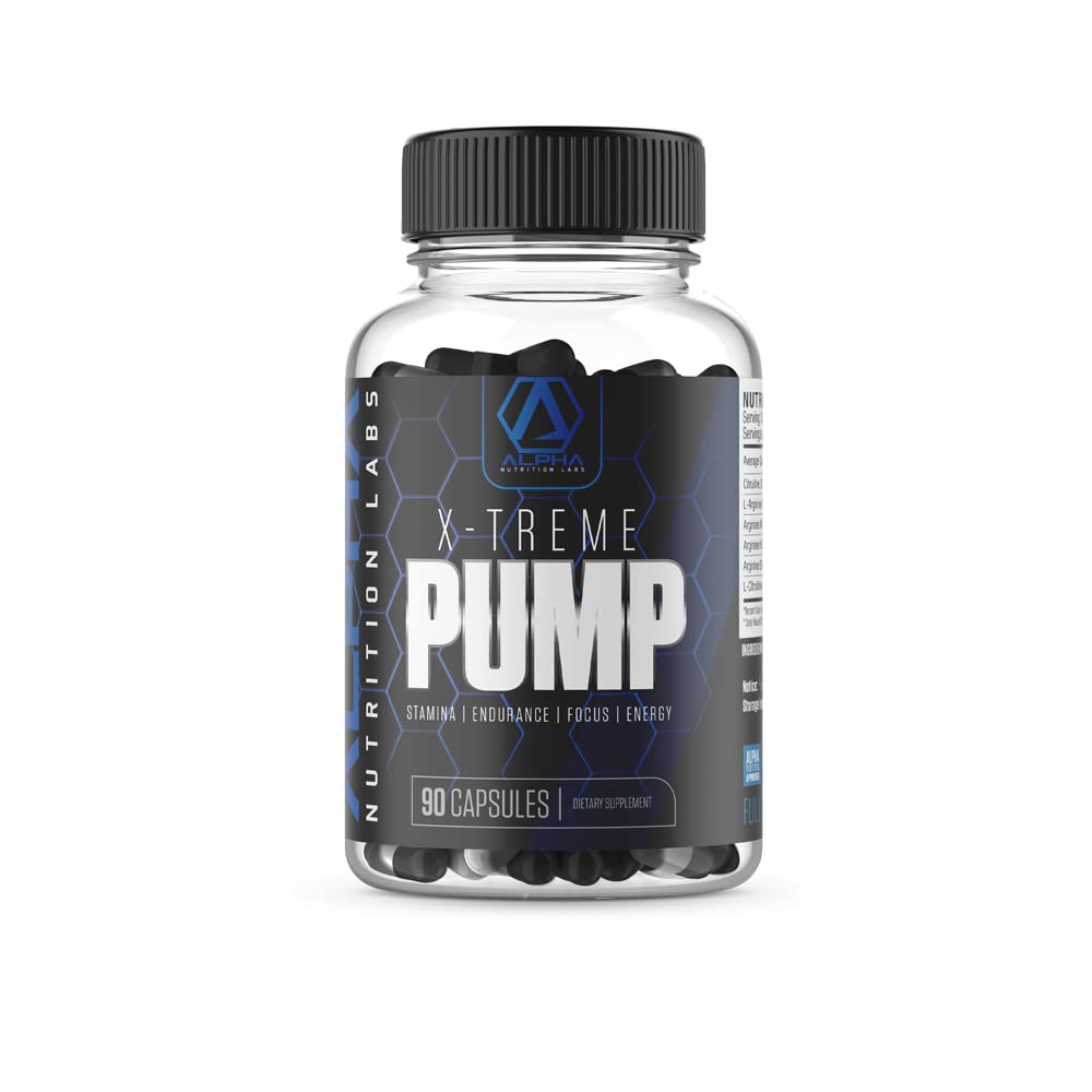 X-treme pumpe for utholdenhet, utholdenhet, fokus, energidietttilskudd, 90 kapsler