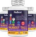 NuBest Tall Kids - Multivitaminer & Mineraler for alder 2 til 9 - Bone styrke og immunitet støtte - Hjelper barn, Todlere Sunn - Animal Shapes - 180 Chewable Berry Tabletter