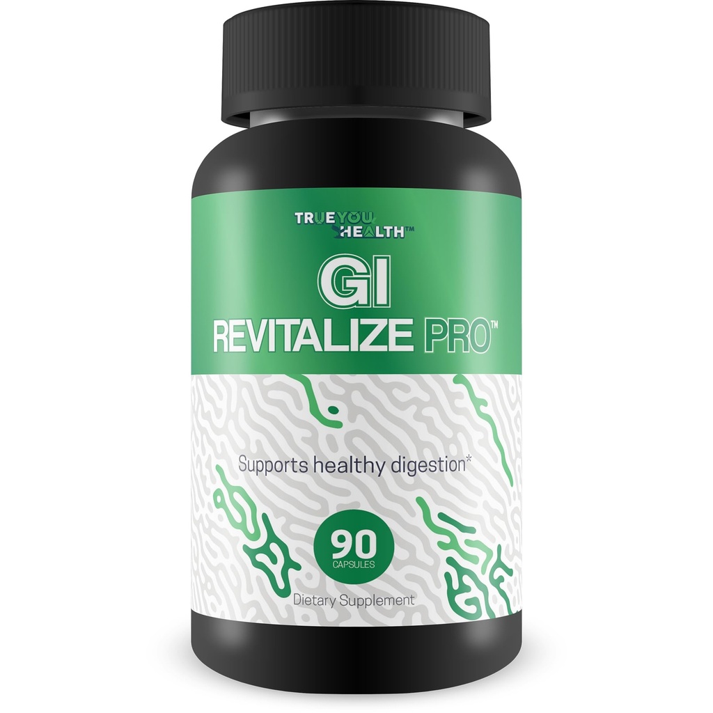 GI Revitalize Pro - Gut helsetilskudd for gastrointestinal helsestøtte - Fremme forbedret dialyse, ernæringsmessig absorpsjon, og regelmessighet - vitamin D & Psyllium - Bonus Immunstøtte Fordeler