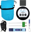 Colloidal Silver Generator Kit - 99.99% (Ag) Rods, TDS Meter Colloidal sølv maskin, Impure vannindikator, Vannionizer maskin for hjem, reiseveske, AirMix