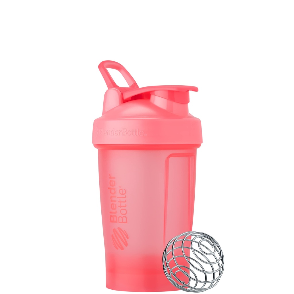 BlenderBottle Classic V2 Shaker Flaske Perfekt for proteinshake og pre trening, 20-Ounce, lys rosa