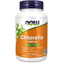 NU Mattilskudd, Klorella 1000 mg med naturlig forekommende klorofyll, Beta-Caroten, blandet karotenoider, vitamin C, jern og protein, 120 tabletter