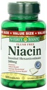 Naturens Bounty Flush Gratis Niacin 500 mg, 120 greve