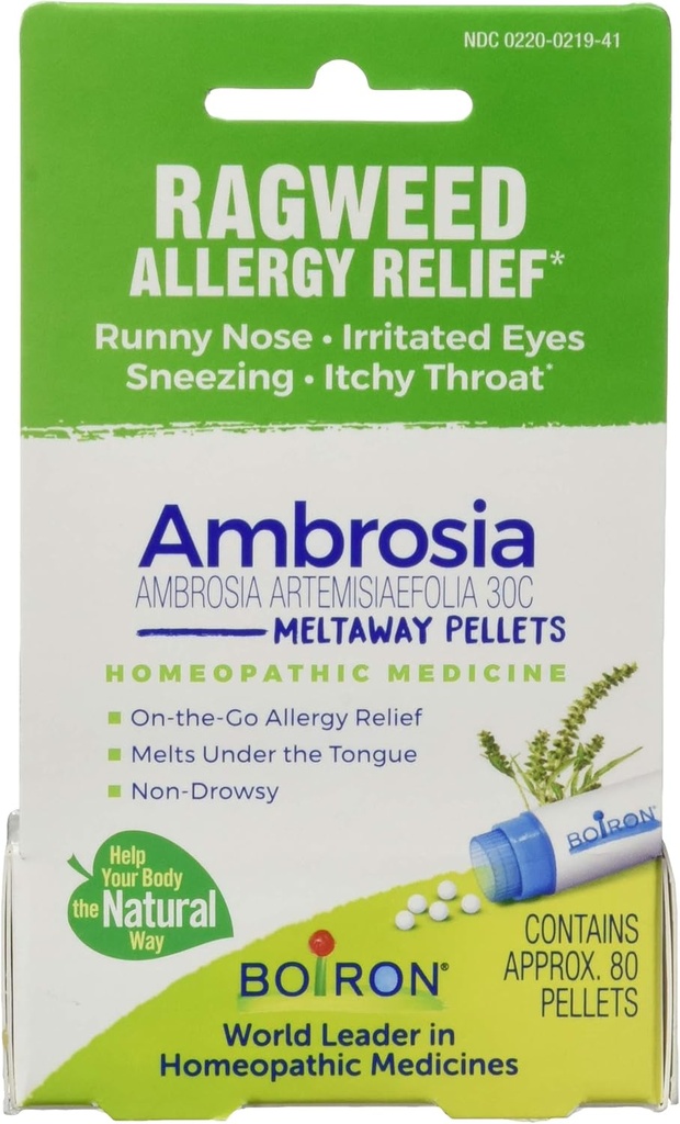 BOIRON Ambrosia 30C Ragweed Allergi relief, 80 CT