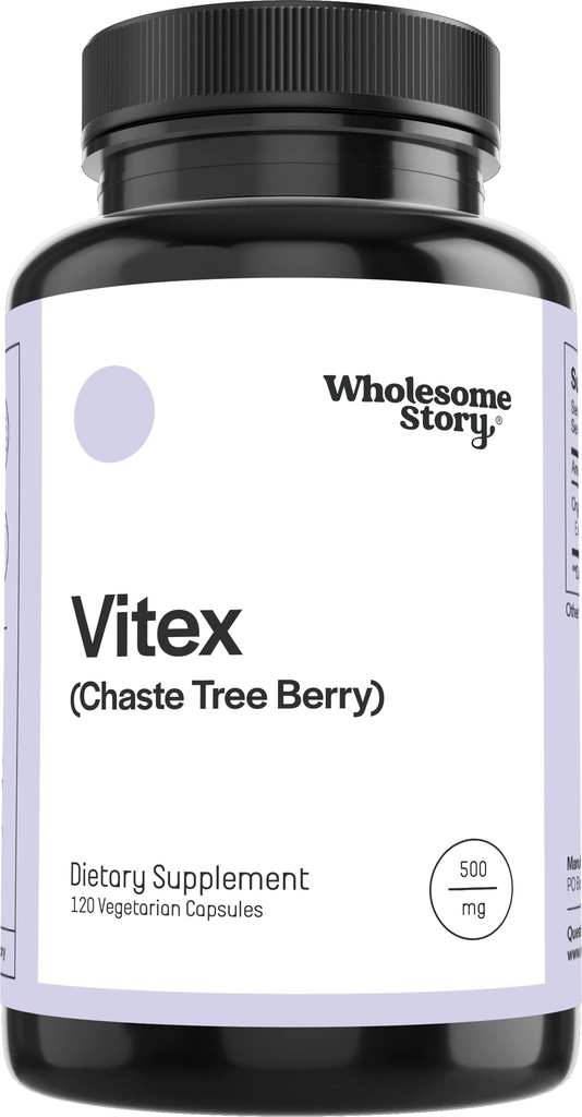 Helsom historie Økologisk Vitex Chasteberry Supplement for kvinner | Hormon Balanse, Fertilitetsstøtte og Periode Regulering | Vitex Berry Agnus Castus | 120 Kapsler | Chaste Tree Berry