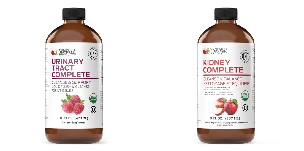 Komplett naturlig urintrakt Complete 8oz & Nurnal Complete 8oz Bundle