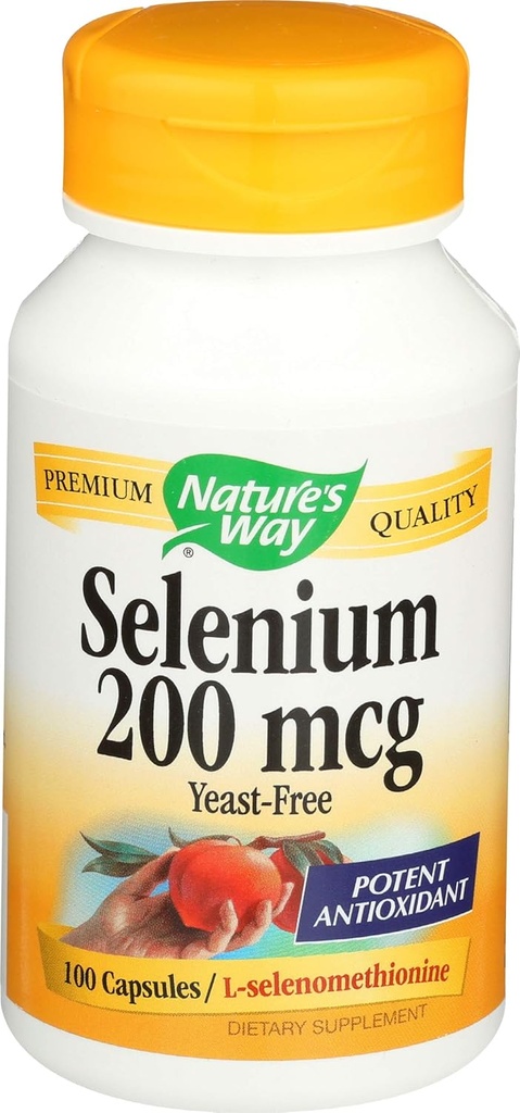 Naturens vei, Selenium 200mcg, 100 kapsler3