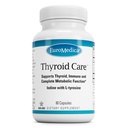 EuroMedica Thyroid Care - immun helse og energi støtte formel - ernæringsmessig kosttilskudd med jodin for Thyroid helse støtte - velvære Supplement med L-tyrosin - 60 kapsler