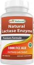 Beste Naturals Rask fungerende Lactase Enzyme tablett, 3000 Fcc Alu, 180 greve (8593502900)
