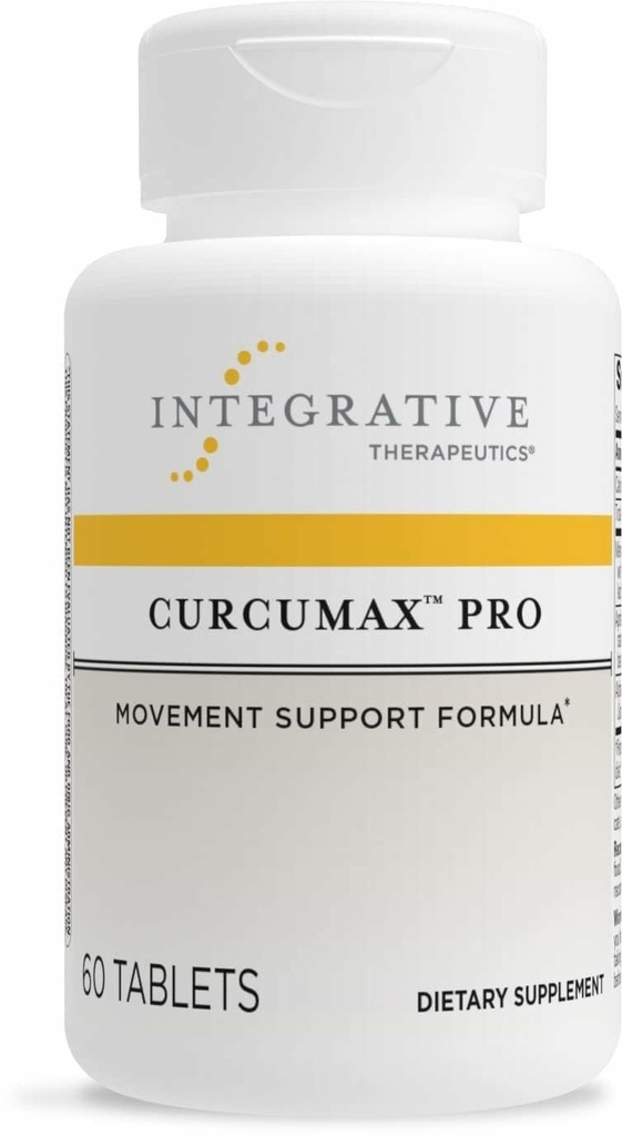 Integrative Therapeutics Curcumax Pro - Sunn Movement Supplement for menn og kvinner - Støtter Av og til Discomfort Tilknyttet Overbruk* - Dairy-Free & Vegan - 60 Tabletter (30 Serveringer)