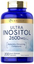 Carlyle Inositol Supplement | 2600mg | 200 kapsler | for kvinner og menn | som Myo-Inositol | Ikke-GMO, Glutenfri