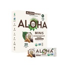 ALOHA Organic Plant Basert Protein Bar MINIS |Coconut Sjokolade Almond | 20 greve, 24g Barer | Vegansk, Lav Sukker, Glutenfri, Paleo, Lavkarbohydrater, Ikke-GMO, Stevia Gratis, Soya Gratis, Ingen sukkeralkoholer