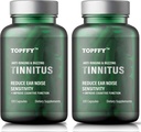 Tinnitus relief for ringing øre, 1200MG Tinnitus relief Supplement, for hørselstap og ørering og tinnitus relief, 240 Softgels(2pack)
