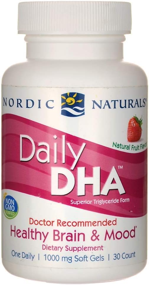 Nordic Naturals - Daglig DHA, Helse og Mood Support, 30 Soft Gels